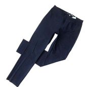 NWT Eileen Fisher Slim Ankle in Midnight Washable Stretch Crepe Pants XS