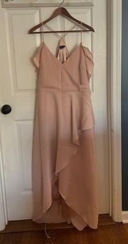 Pink, Formal, Bridesmaids Dress