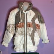 Cg 4000 White Snow Jacket/Parka Size Small