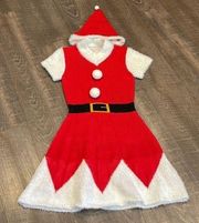 Planet Gold Santa Sweater dress and hat
