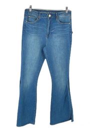 Articles Of Society Bridgette high rise split hem side bell bottom jeans flare