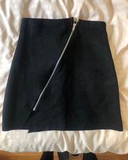 Faux Suede Skirt