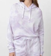 Rails Womens Sweatshirt Murray Lavender Tie Dye Purple Lounge Hoodie