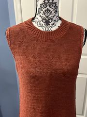 Size Medium Rust Colored Sleeveless Top