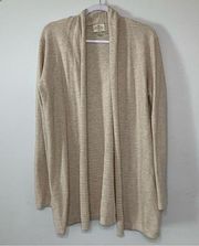 St. John’s Bay Cream Open Front Cardigan Sweater Size XL