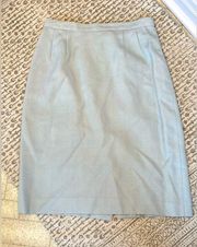 Vintage light blue pencil skirt