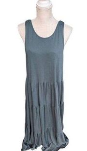 J.Crew Broken-in jersey tiered maxi dress Large