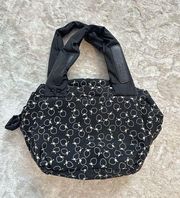 See By Chloe Joy Rider Black Patterned Tote Bag