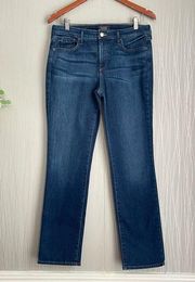 NYDJ Sheri Slim Women's Blue Jeans Size 8 Lift Tuck Technology Denim