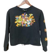 Fifth Sun  Nickelodeon 90s Cartoons Crop Sweater Women’s Size Small