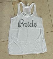 Bella Canvas Bride Racerback Tank Sz Medium