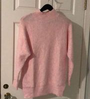 NWT MAGASCHONI OVERSIZED SWEATER PINK XSMALL