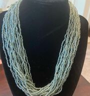 Multi strand Seed bead choker