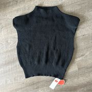 Black sleeveless sweater Cider size Medium