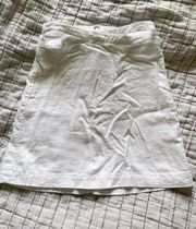 Abercrombie & Fitch White Linen skirt
