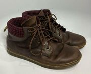 Dr. Martens  Maelly brown leather lace up boots hightop boots size 8