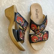 [Alegria] Lin Embroidered Strappy Heeled Sandals- Size 38