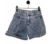 Vanilla Star Denim Mom Shorts