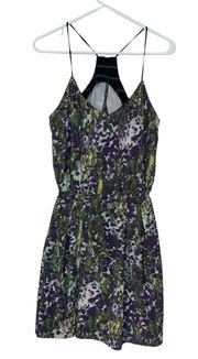 Lululemon size 6 dress city summer floral sport tank tennis athletic purple gree