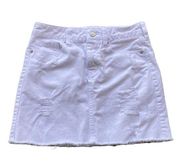 White Aeropostale Mini Denim Skirt size 000 Y2K Cute Trendy Short Pretty Hot