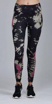 Noli Tie Dye Leggings in Black