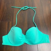 Shade & Shore Turquoise Halter Bikini Top