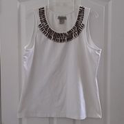 Ladies' Peck & Peck Weekend Beaded Top (XL)