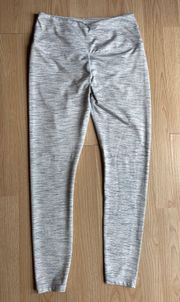 Size M Gray and White Leggings