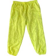 Disney Neon Mickey Mouse Jogger Pants Size XL