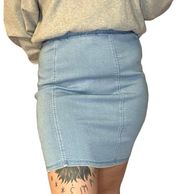 haute monde denim pencil skirt size large