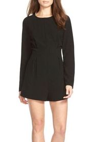 Lucca boutique black romper sz Med