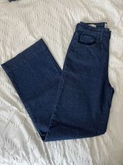 High Rise Wide Leg Jeans 