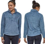 Patagonia  Los Gatos Fleece Jacket Quarter Zip Neckline Pullover Blue Womens XS