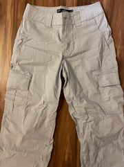 Light Blue High Waisted Cargo Pants