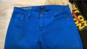 J.Crew Blue Skinny Jeans, Blue