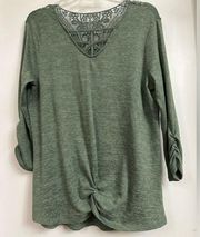 Est 1946 Medium Women's green blouse