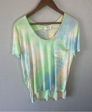 Umgee | Tie Die Pocket Tee Sz. l