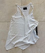 Hudson NWT $65 Off White Sz Medium Tank