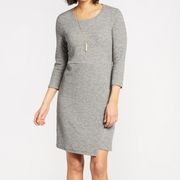 Evereve XS //  Collective Concepts NWT Gray Knit Dress