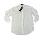 White Fox Boutique  - Over The Top Oversized Shirt in White