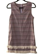 Ellison Linen Blend Sleeveless Tiered Dress