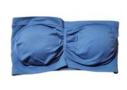 blue padded bandeau one size