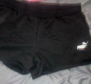 Never worn puma black shorts XL