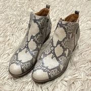 Lucky Brand Snake Pint Boots size 7.5