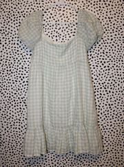 Gingham Babydoll Dress