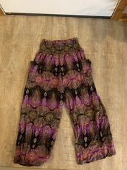 Hippie Patterned Flare Pants