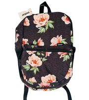 Vooray Stride Ace Backpack Floral Rose Black -‎ School, Gym, Travel