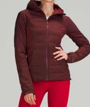 Down For It All Jacket - Red Merlot