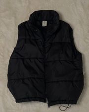 Black Puffer Vest