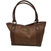 FRYE and Co. Tote Bag Vegan Faux Leather Dark Brown Shoulder Bag